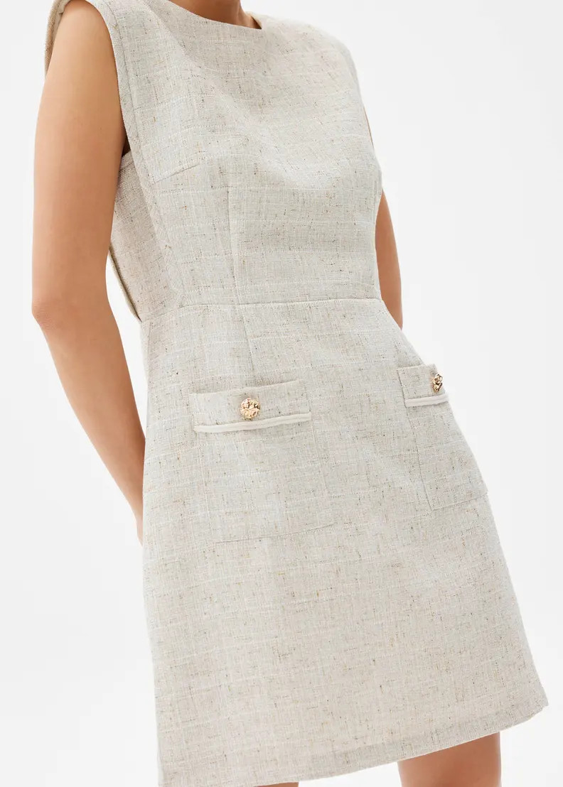 Aria Tweed A-line Mini Dress | Love, Bonito USA