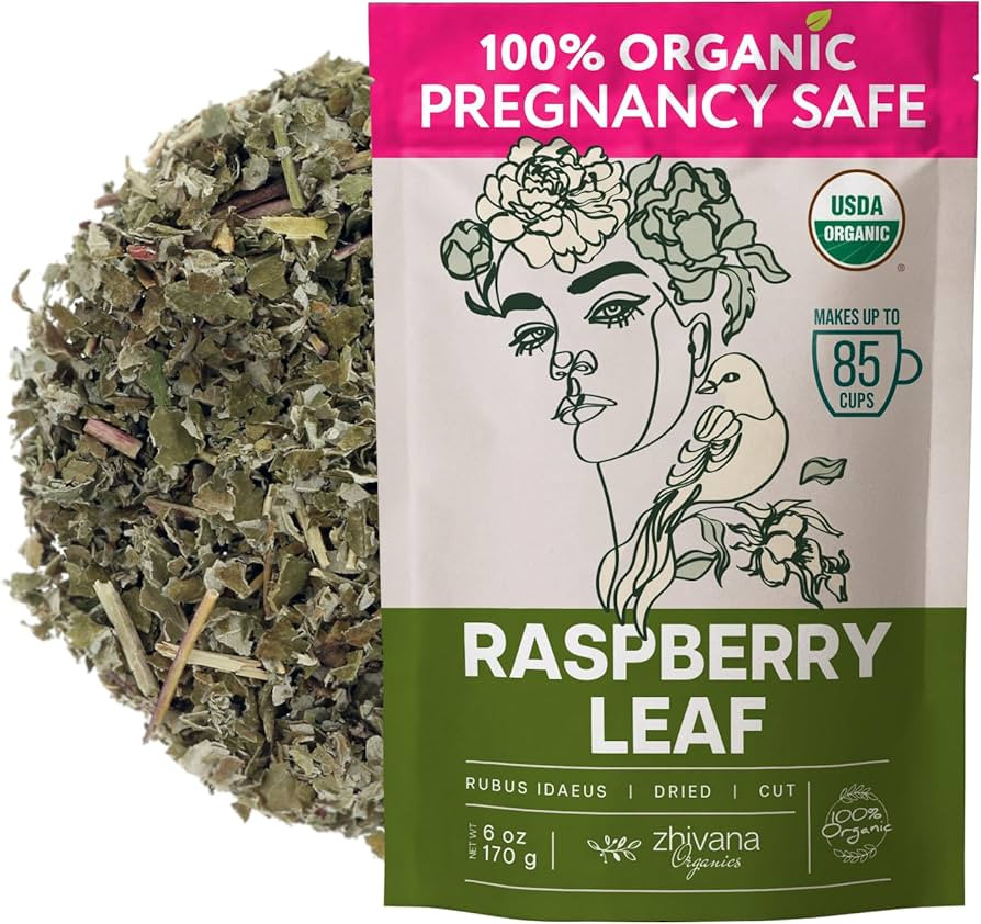 Organic Red Raspberry Leaf Tea – Wild Raspberry Tea for for Pregnancy, Healthy Cycle, Menstrual... | Amazon (US)