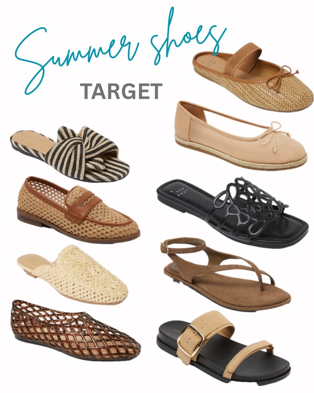 These Target shoes are the kind you throw on and instantly feel put together 👡✨
Lightweight, neutral, and made for real life — errands, ball games, coffee runs… all of it. And the fact that they’re on sale? Even better.
Easy style doesn’t have to be complicated or expensive — it just has to work for your life. 
Check out the links here. 
#targetstyle #summerstyle #affordablefashion #everydayoutfit #momstyle
target shoe finds, summer sandals women, easy everyday shoes, affordable summer fashion, casual mom outfits

#LTKSaleAlert #LTKootd #LTKSeasonal
