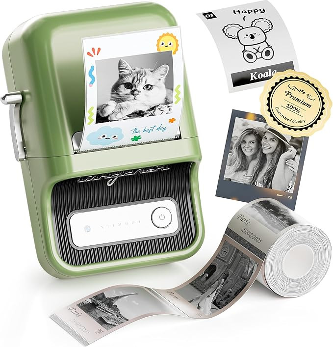 NIIMBOT Sticker Printer, B21 Pro Portabel Sticker Maker, Bluetooth Label Maker, 300DPI HD Label P... | Amazon (US)