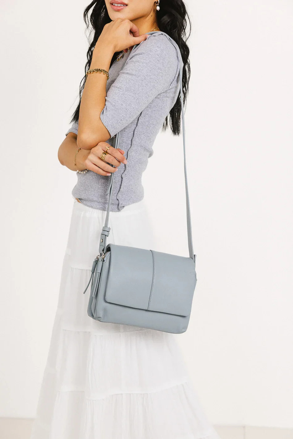 Larkin Crossbody Bag in Blue | Böhme US
