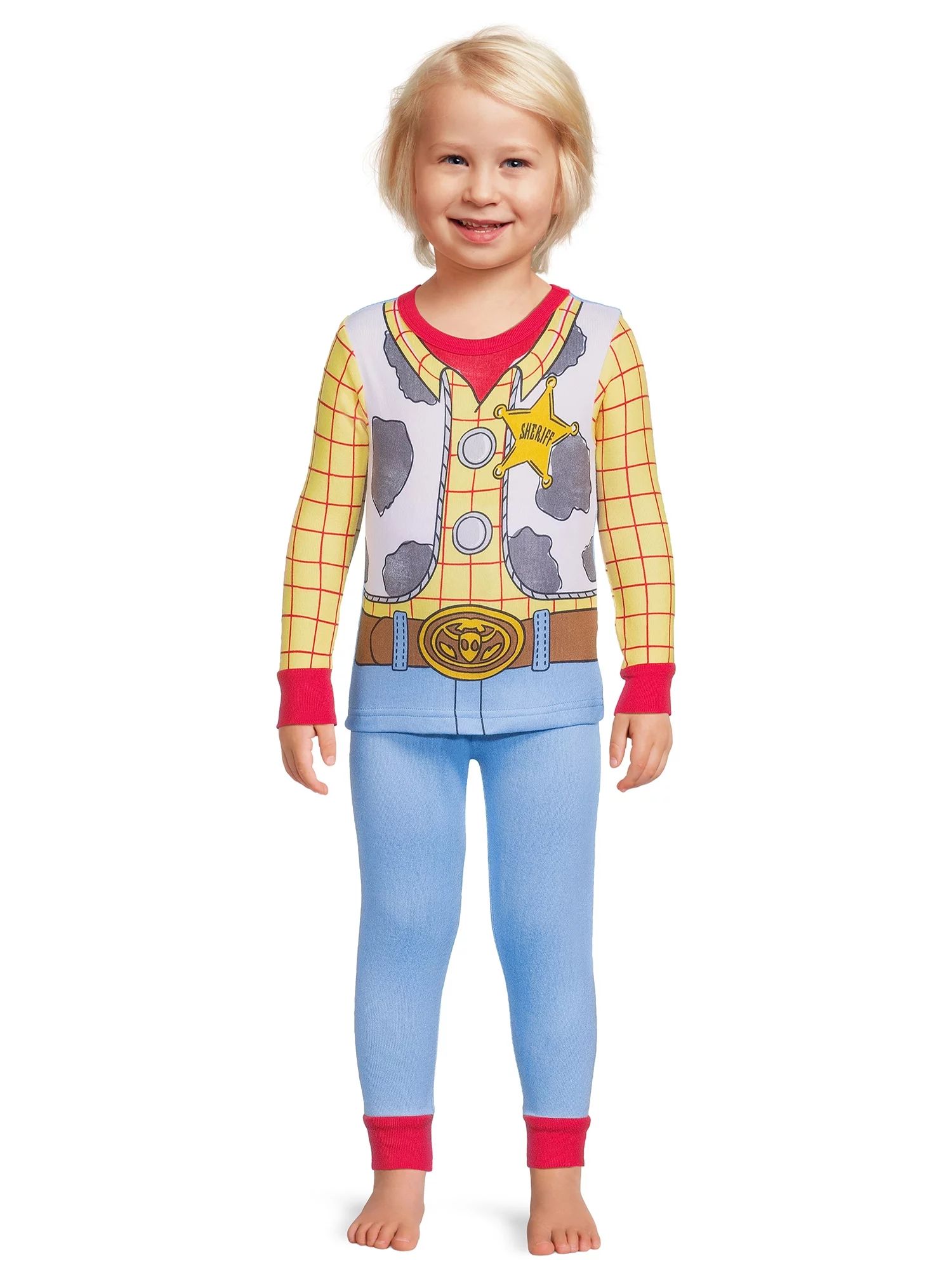 Toddler Boy Character Uniform Snug-Fit Pajama Set, 2-Piece, Sizes 12M-5T | Walmart (US)