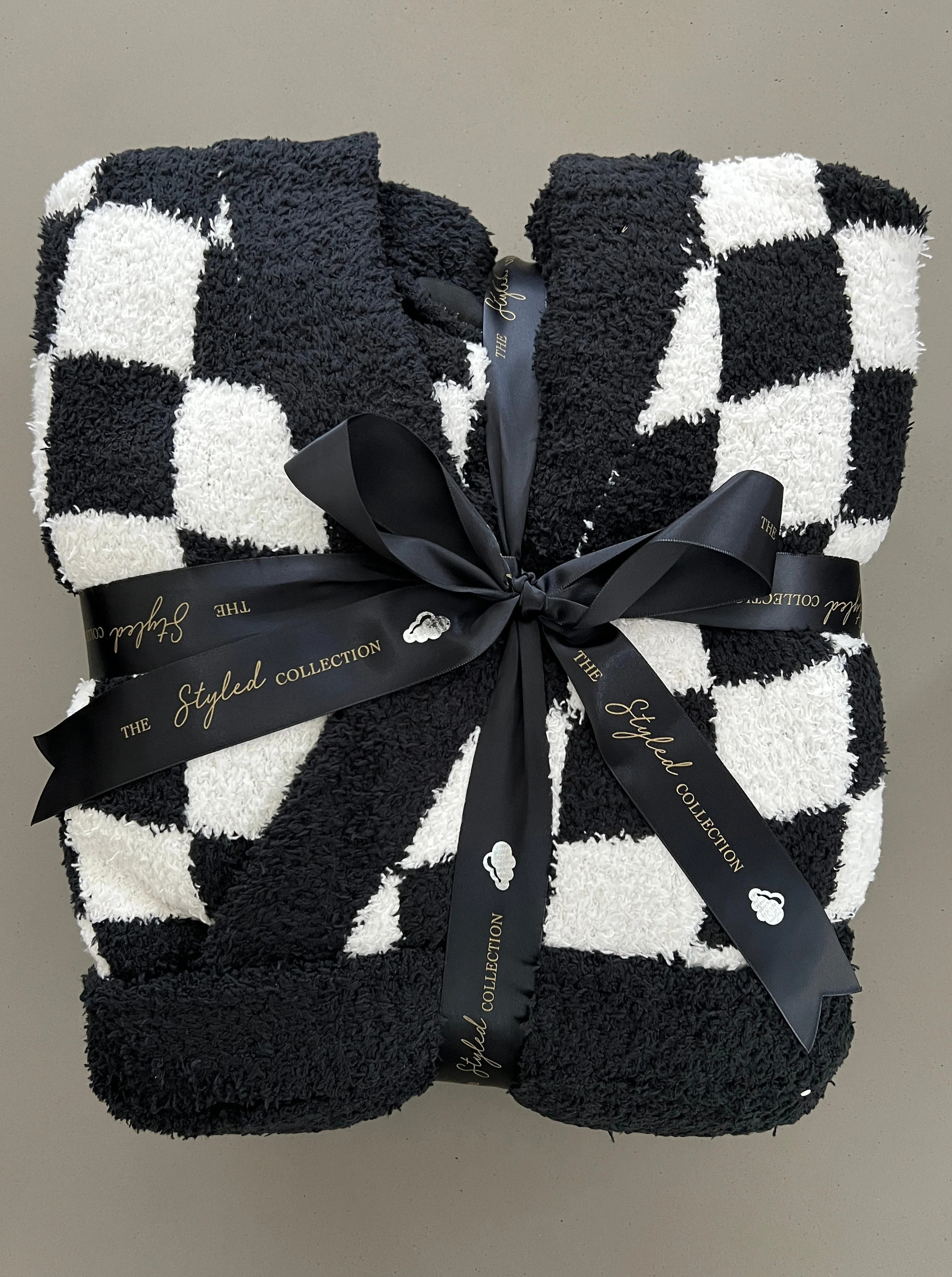 Checkered Buttery Robe | The Styled Collection