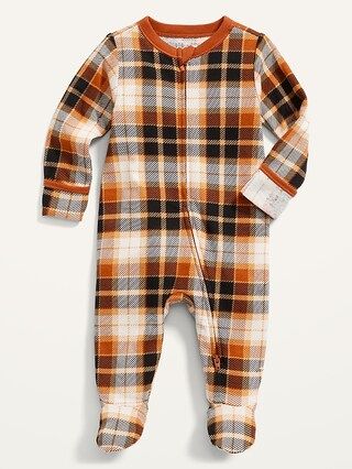 Unisex Matching Printed Sleep &#x26; Play Footed One-Piece for Baby | Old Navy (US)