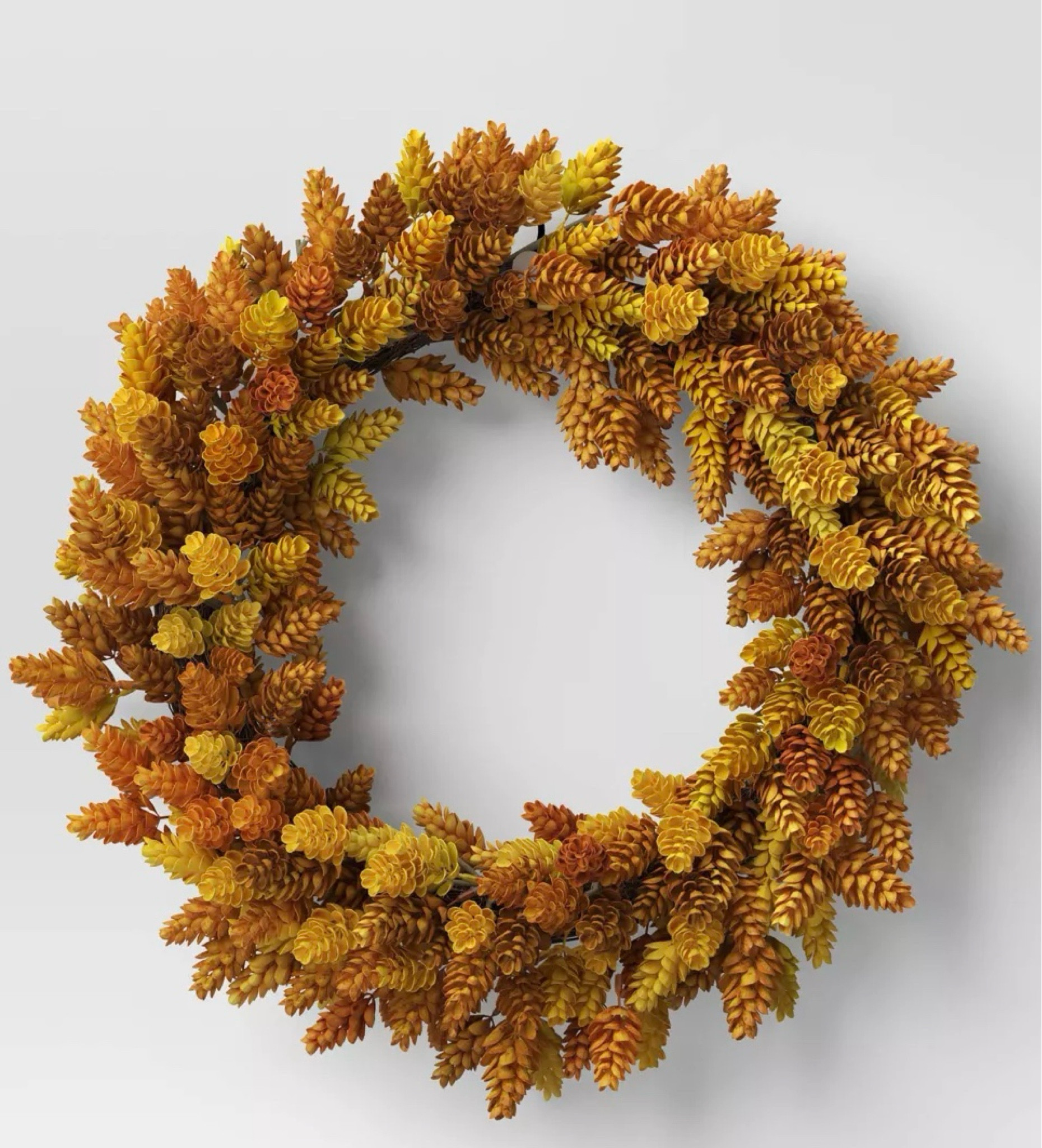 This gorgeous golden Hops Fall Wreath is perfectly suited for autumnal occasions.  

#LTKHome #LTKFindsUnder100 #LTKSeasonal