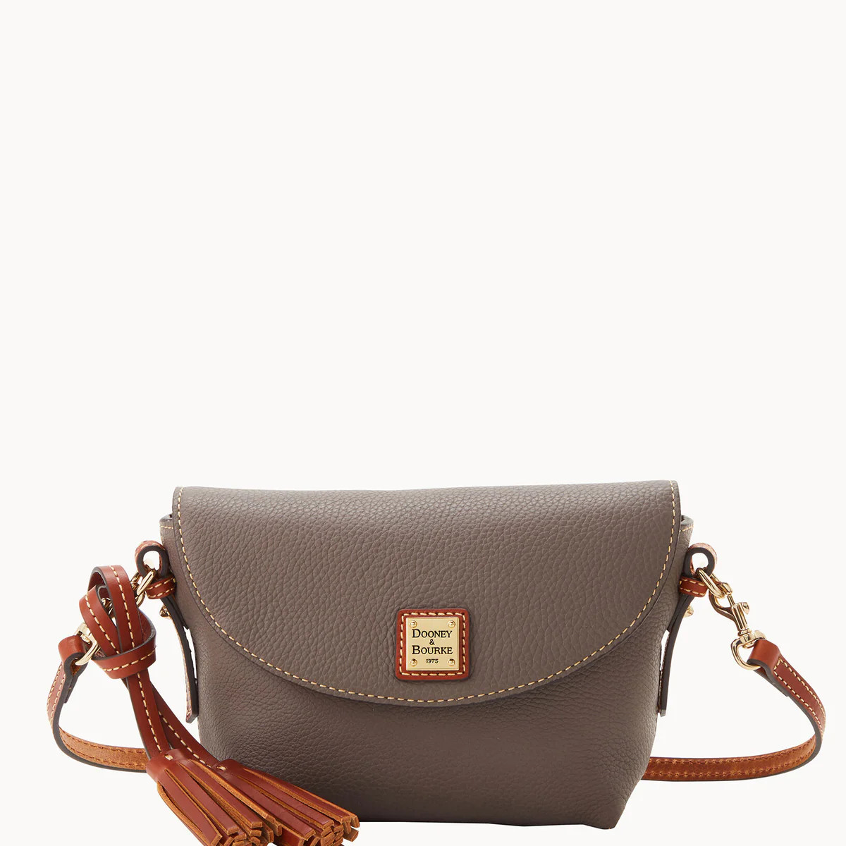 Pebble Grain Crossbody Saddle Bag | ILoveDooney