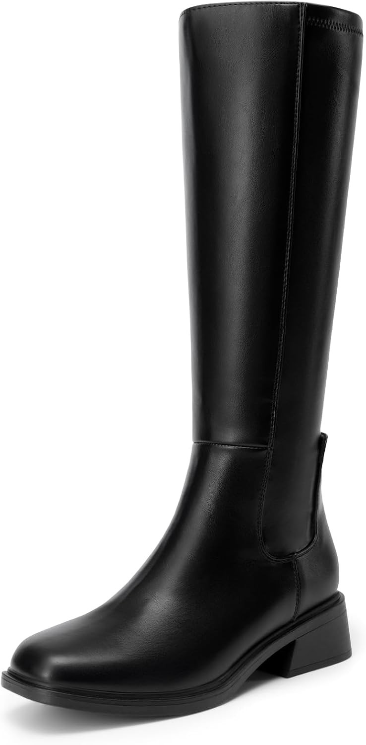 DREAM PAIRS Women's Knee High Riding Tall Boots | Amazon (US)