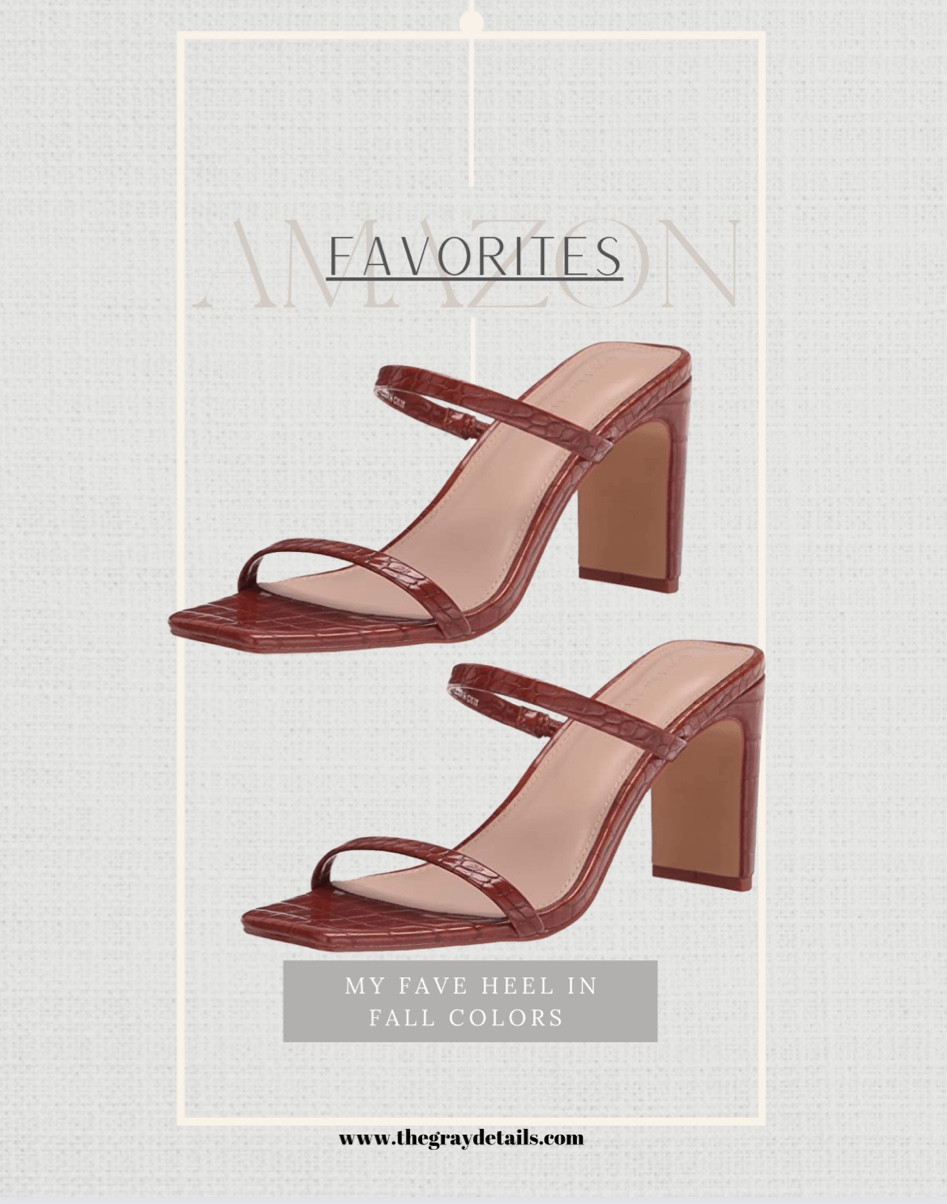 Favorite Amazon the drop shoe in fall colors! Great Option for tou wedding guest shoe

#LTKshoecrush #LTKwedding #LTKSeasonal