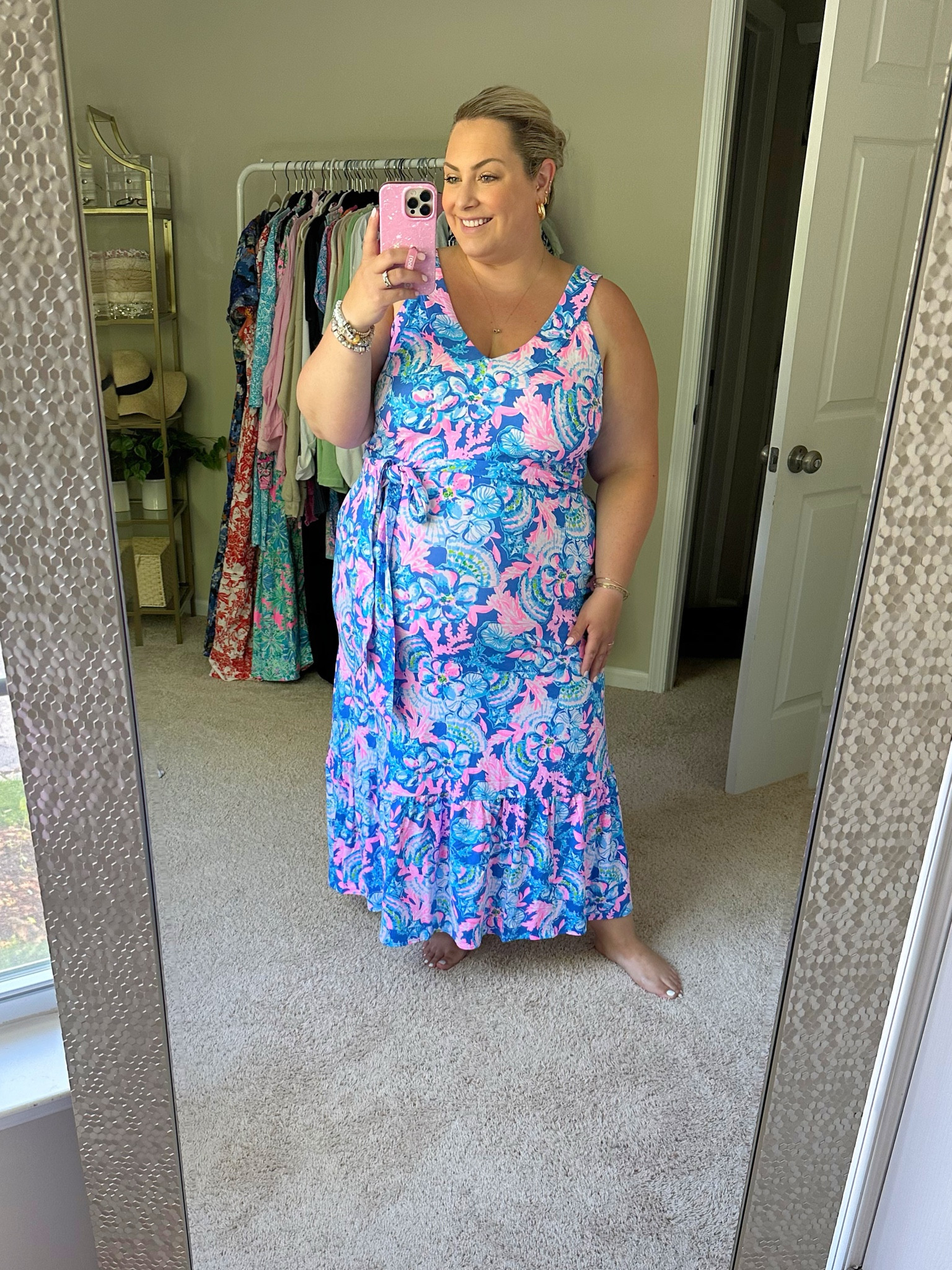 lilly pulitzer madsen midi dress everythingemilyann on LTK
