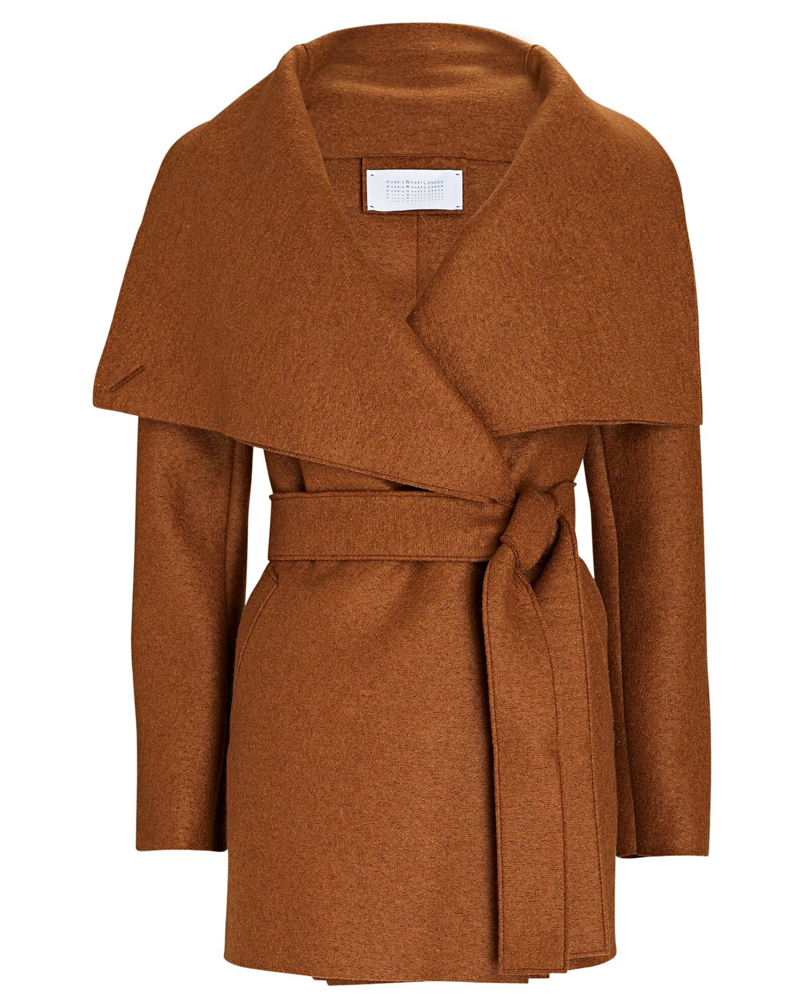 Pressed Wool Volcano Wrap Coat | INTERMIX