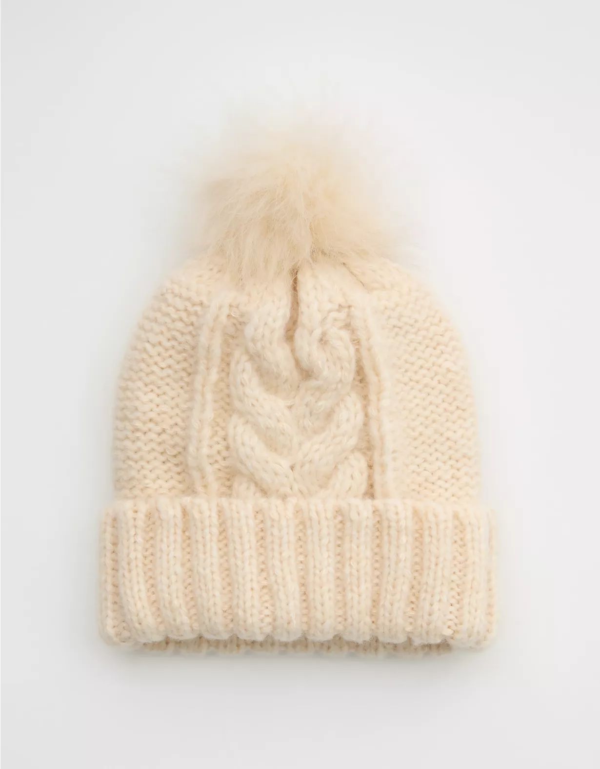 Aerie Marled Cable Beanie | American Eagle Outfitters (US & CA)