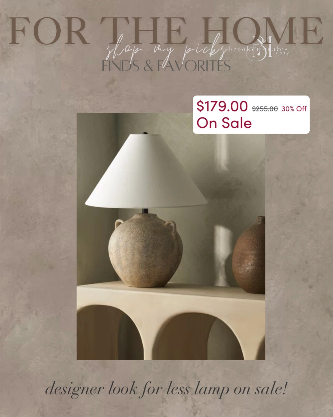 Get the McGee & Co. look for less while this lamp is on sale 🚨

#LTKStyleTip #LTKHome #LTKSummerSales