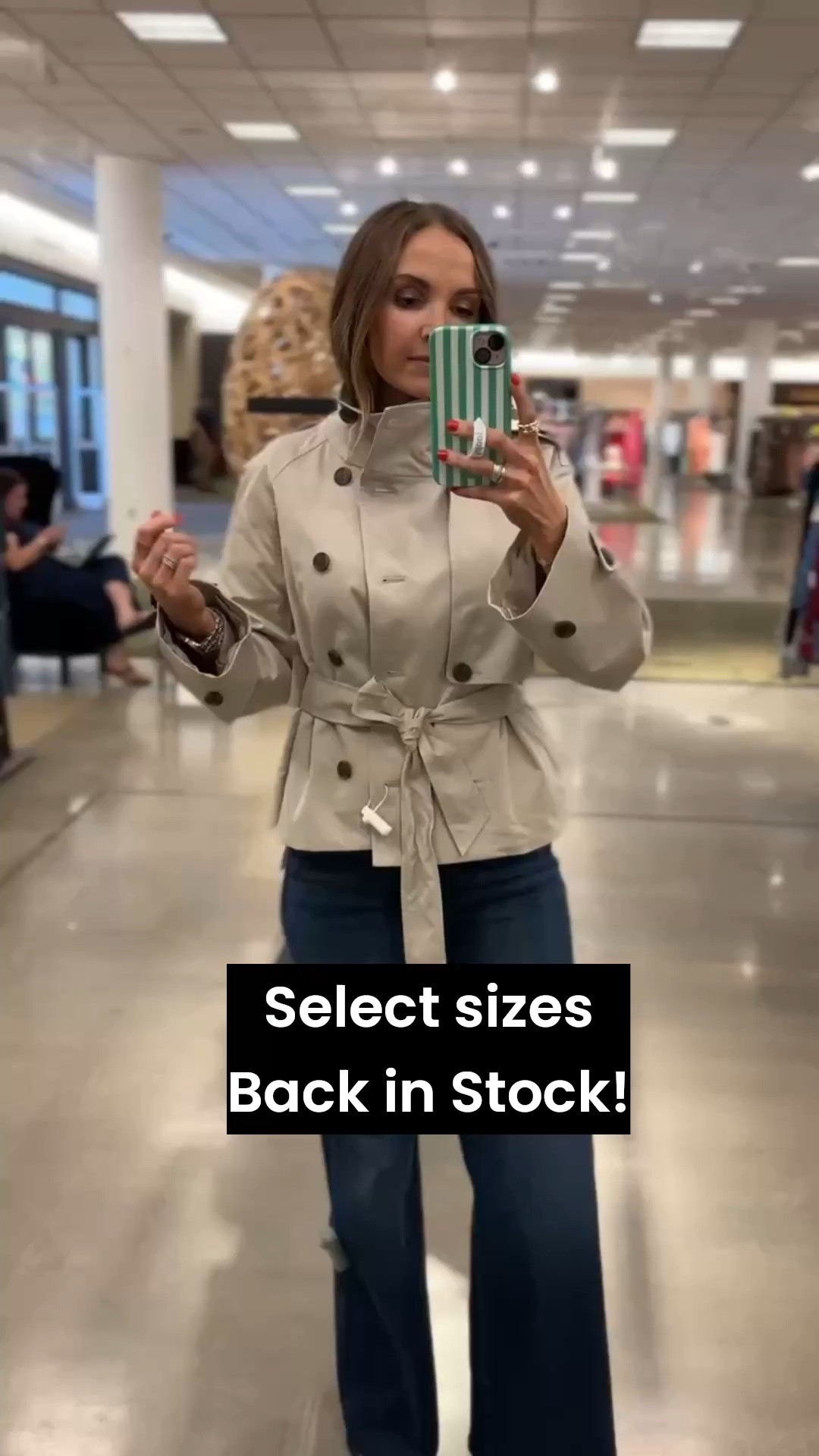 @nordstrom trench has select sizes back in stock! Add it to your wish list and you’ll be notified when your size is back!

#LTKSaleAlert