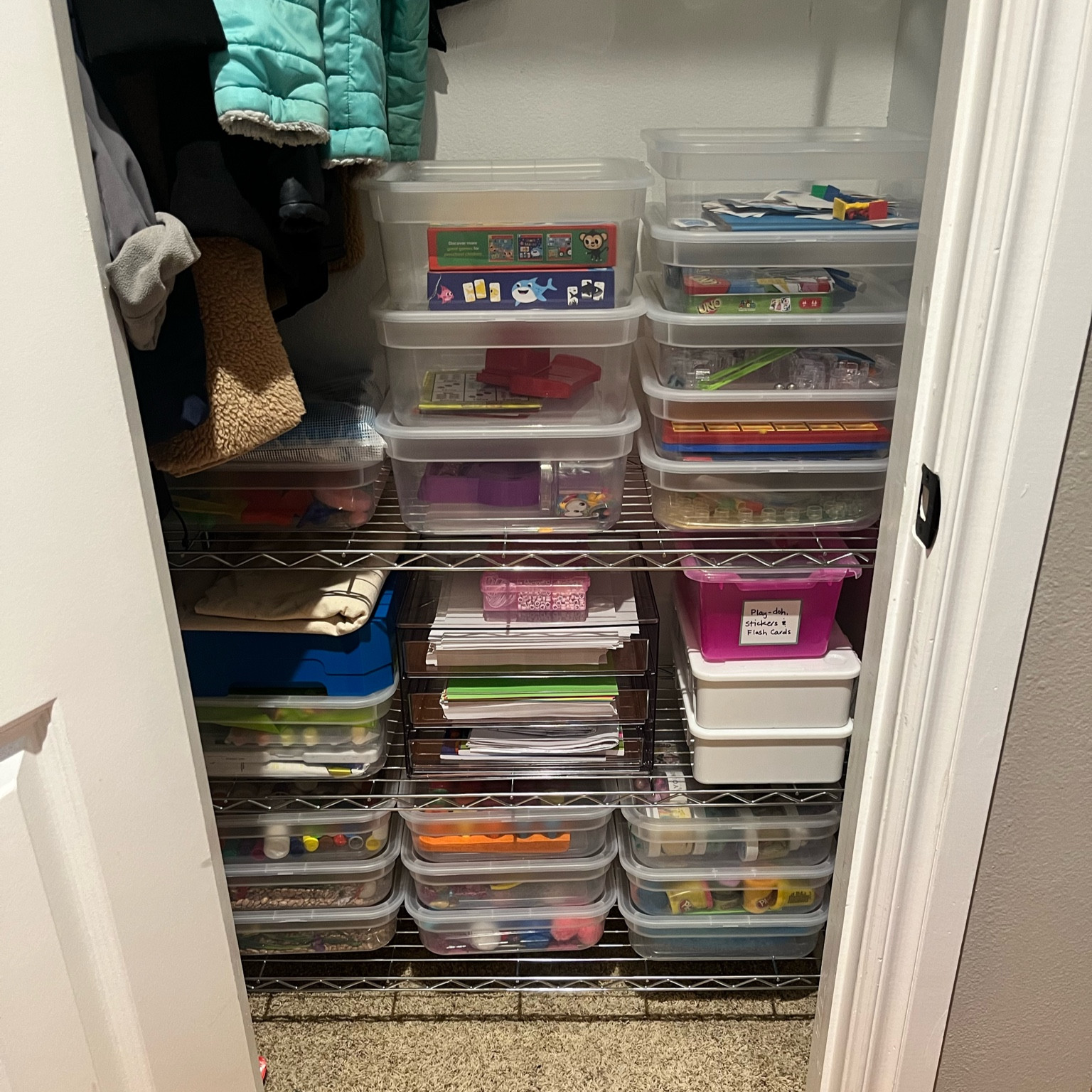 CRAFT + GAME CLOSET ORGANIZATION! This space was such a mess before - I love how organized it is now AND my kids can easily get games and crafts out on their own 

#LTKHome #LTKKids #LTKStyleTip