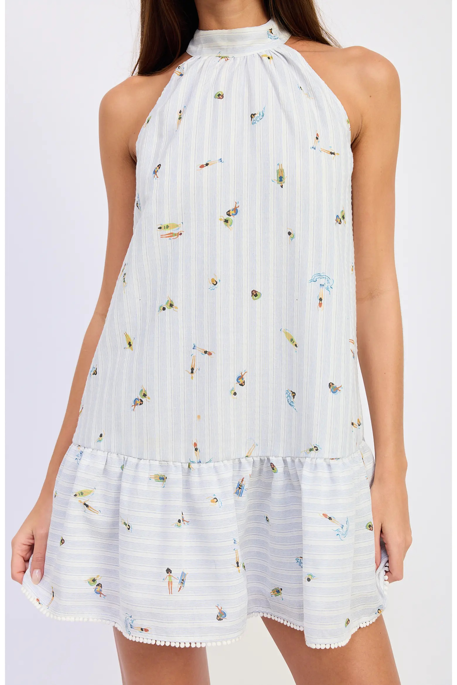 En Saison Nicole Halter Shift Minidress (Women) | Nordstrom | Nordstrom