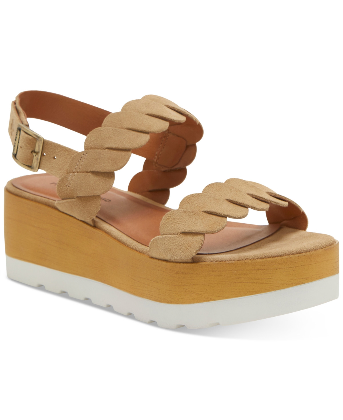 Lucky Brand Women's Vellenora Platform Wedge Sandals Women's Shoes | Macys (US)