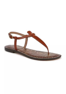Sam Edelman Women's Gigi Thong Sandal, Brown, 9M | Belk