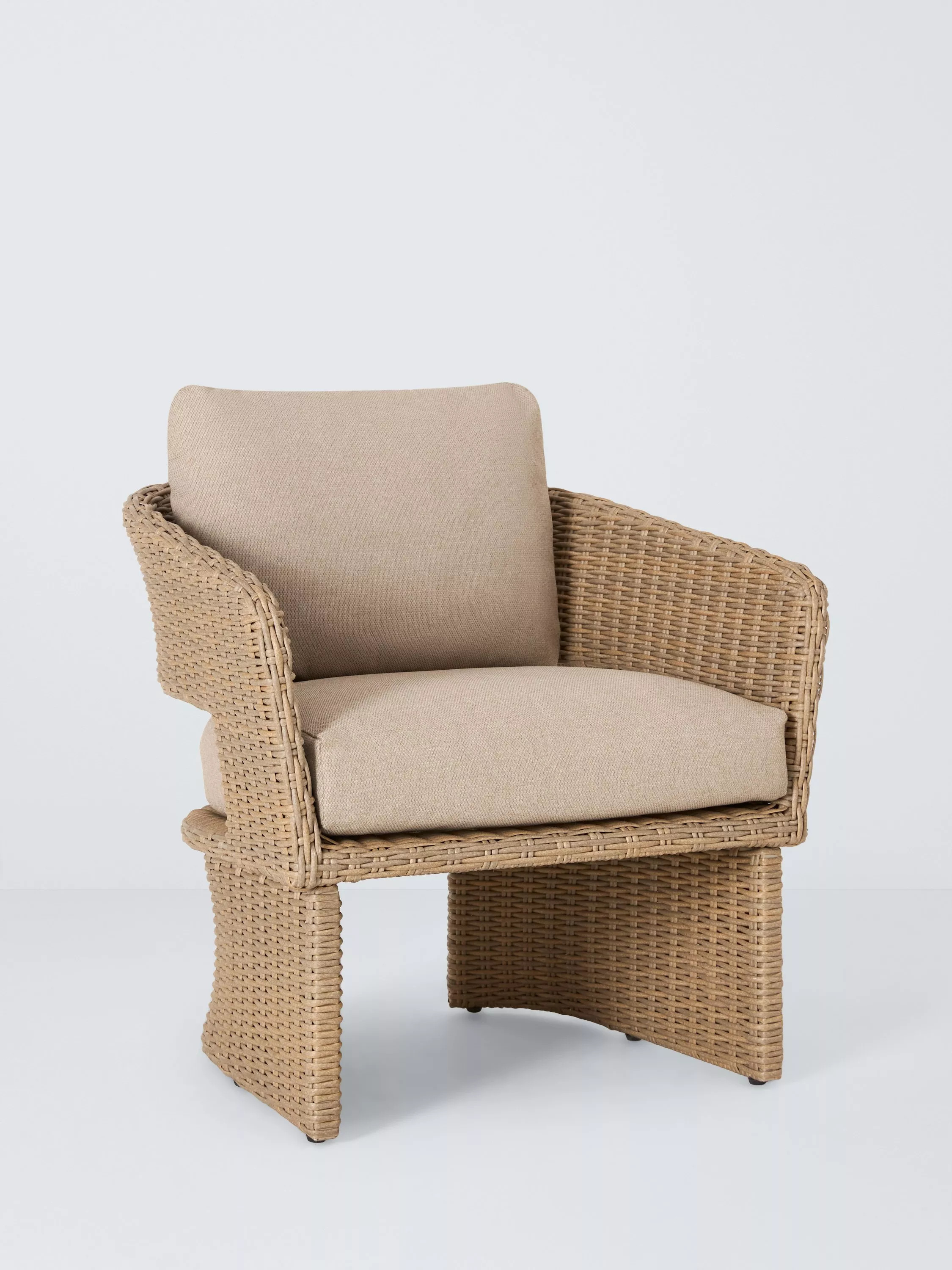 John Lewis Haven Woven Garden Lounge Chair, Sandstone | John Lewis (UK)