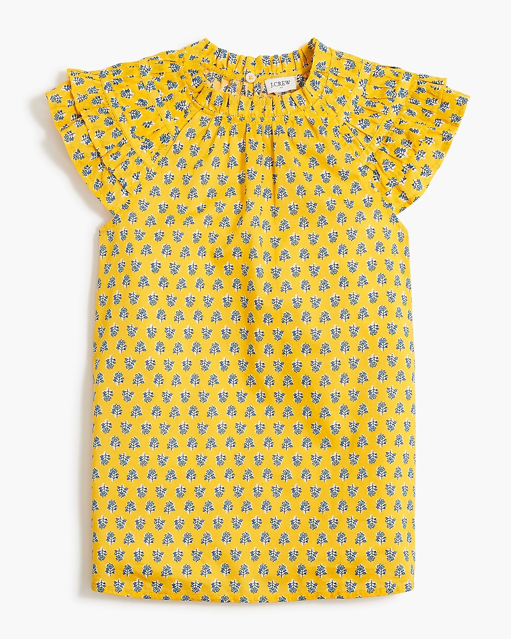 Flutter-sleeve top | J.Crew Factory