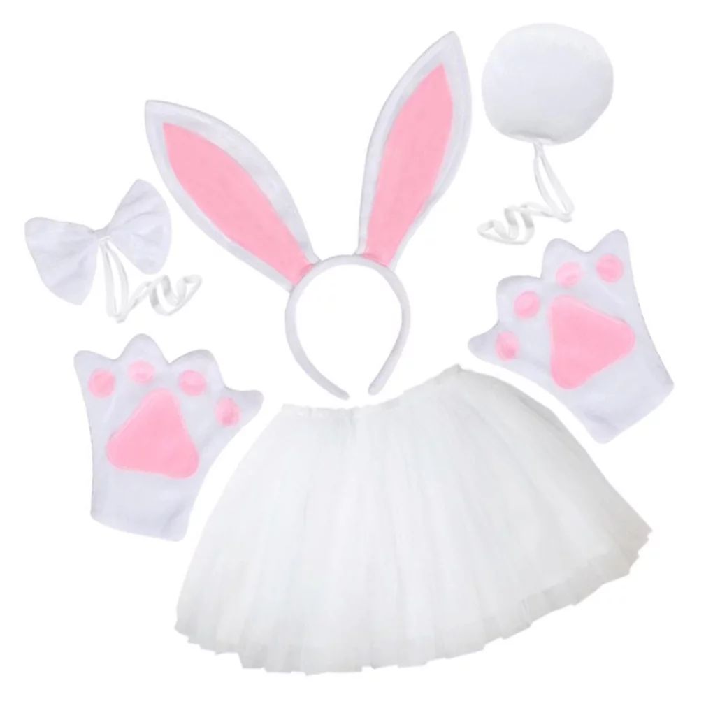 ROBOT-GXG Set of 5 Easter Headband Set Ear Hairband Skirt Party Costume Props Headwear Gift for K... | Walmart (US)