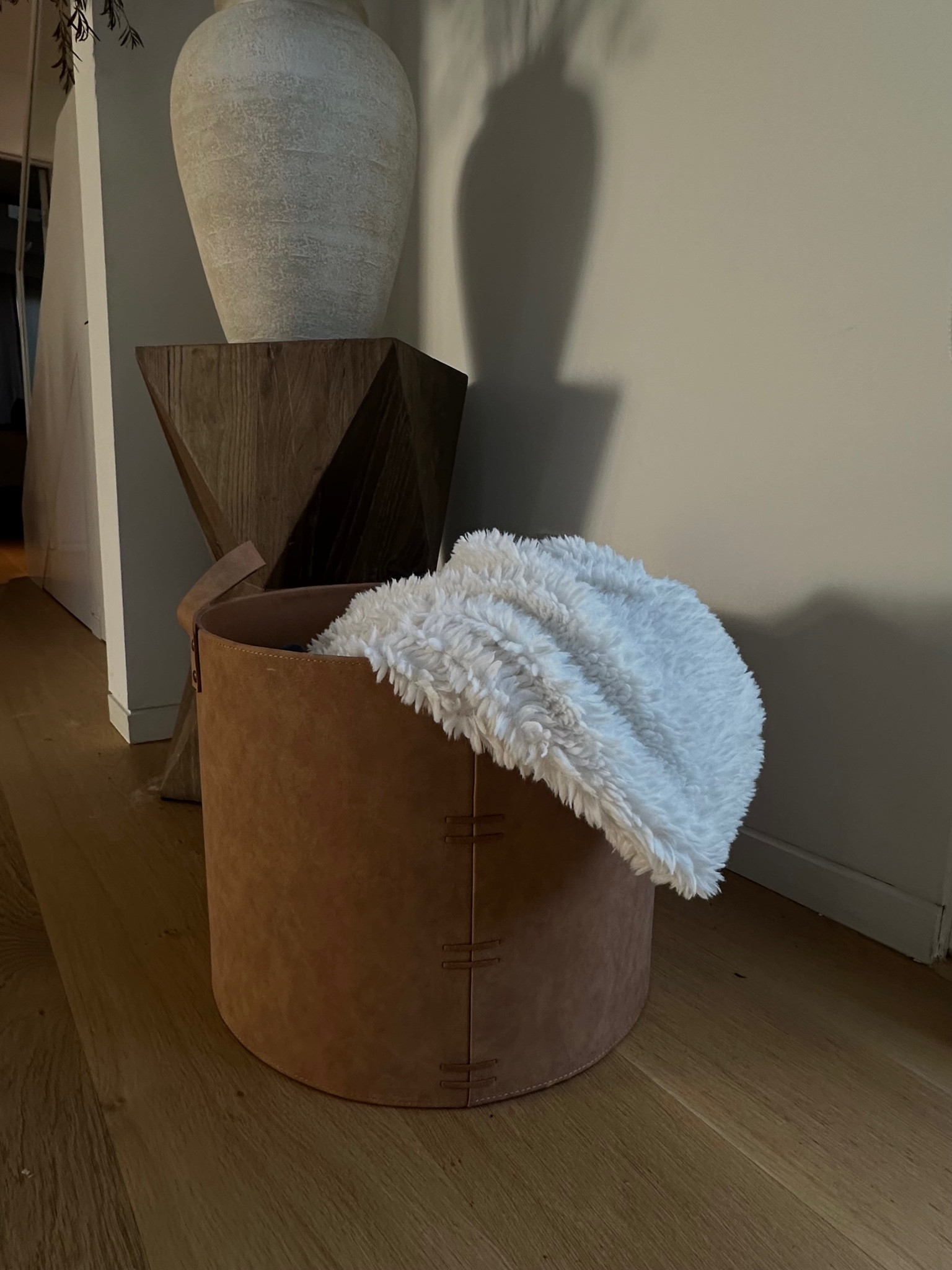 Cozy corner 🤎 basket from Target!! 

#LTKFindsUnder100 #LTKSeasonal #LTKHome