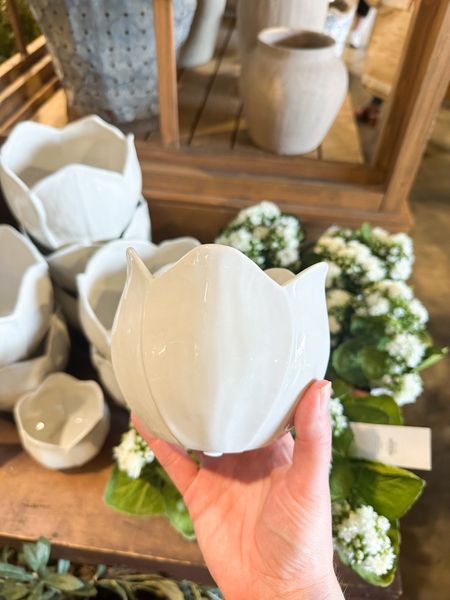 The cutest ceramic tulip planters! 

#LTKhome #LTKSeasonal