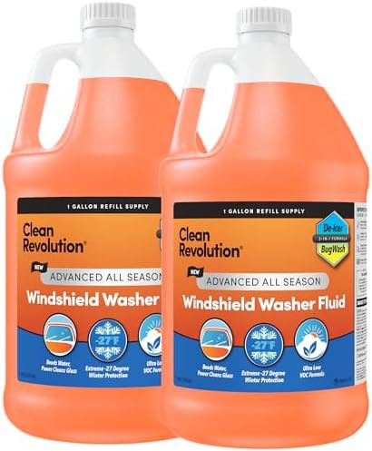 Clean Revolution Advanced All Season Windshield Washer Fluid | Ultra Low VOC Formula | Extreme -2... | Amazon (US)