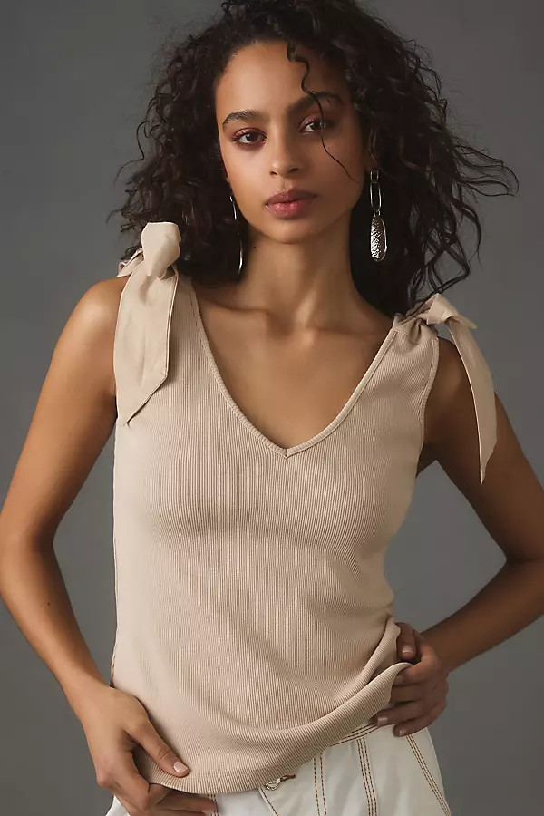 The Rafaela Bow-Tie Tank by Maeve | Anthropologie (US)