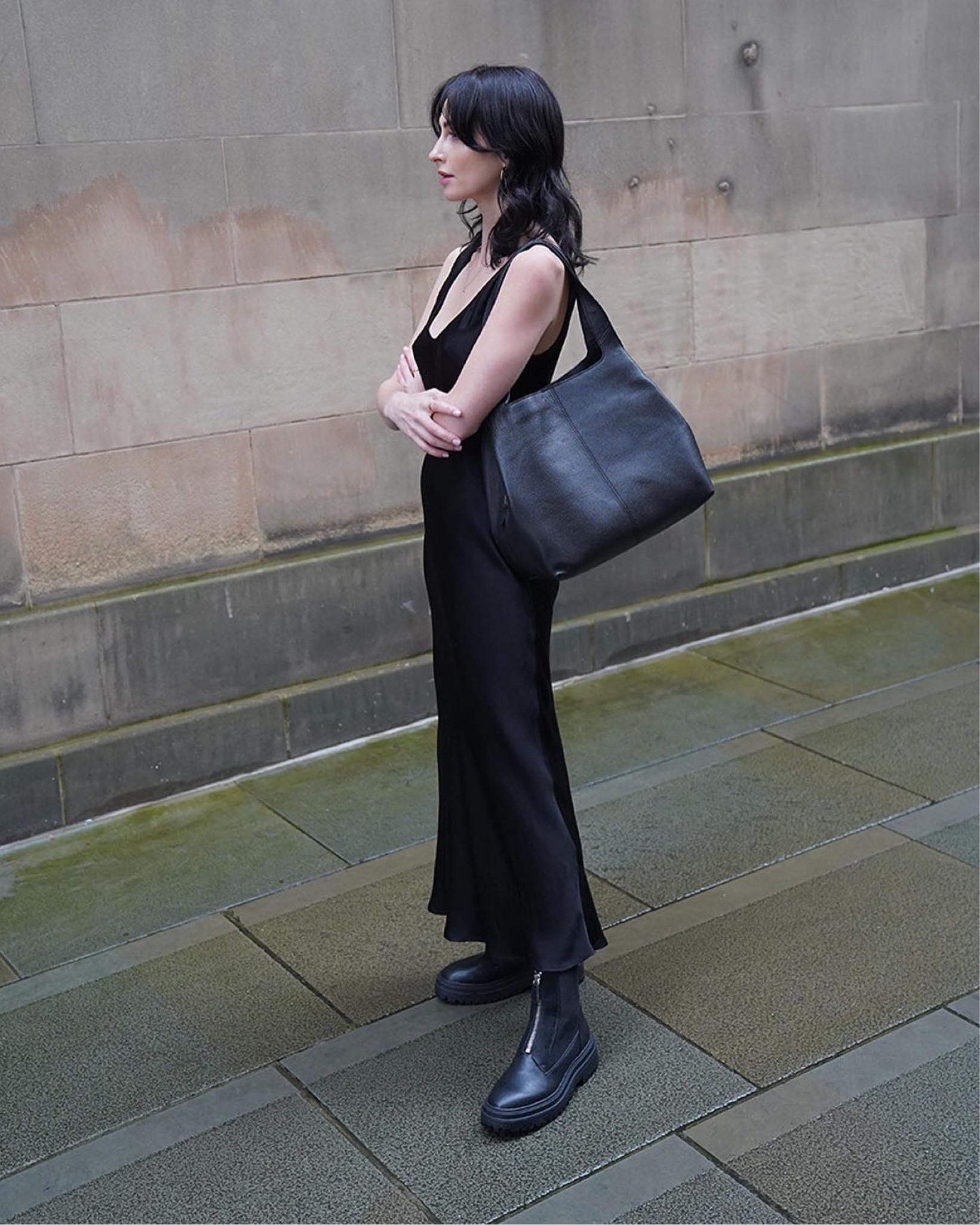 all in black & head to toe in marks and spencer 

the dress you need for winter, style it casually by wearing it as a skirt under a jumper, or make it festive with some sparkly sandals - an lbd is the perfect addition to a capsule wardrobe 

lbd by ghost v marks and spencer
bag by marks and spencer 
row dupe boots by marks and spencer 
borg hat by marks and spencer 
winter outfit 
casual style 
smart style 
capsule wardrobe 
aw22 outfit ideas 

#LTKstyletip #LTKeurope #LTKSeasonal