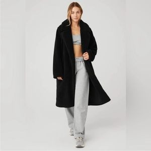 Alo Yoga Sherpa Trench Coat Black | Poshmark