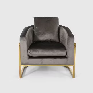 Briarcliff Modern Glam Velvet Armchair - Christopher Knight Home | Target