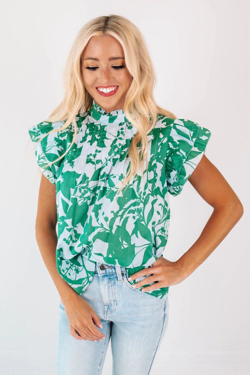 Believe In Me Top - Green | The Impeccable Pig