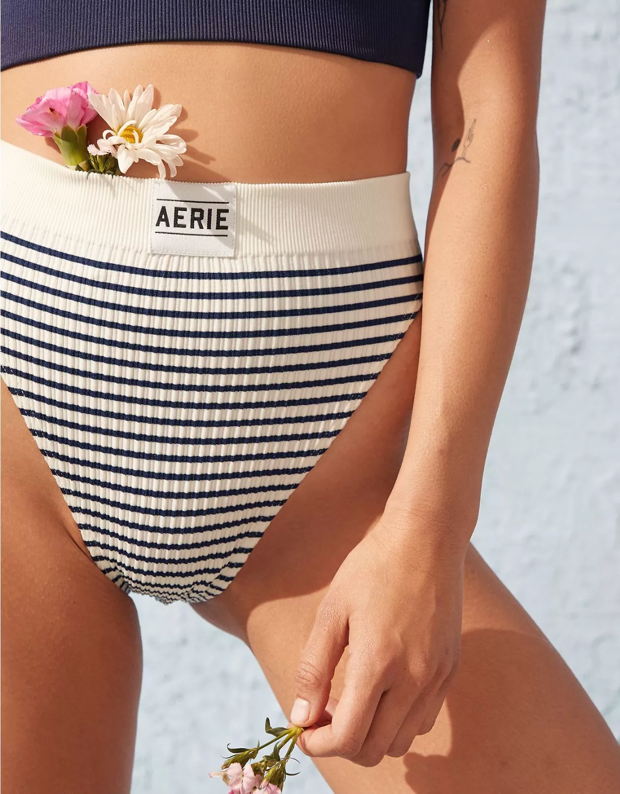 Aerie Longline Triangle Bikini Top curated on LTK