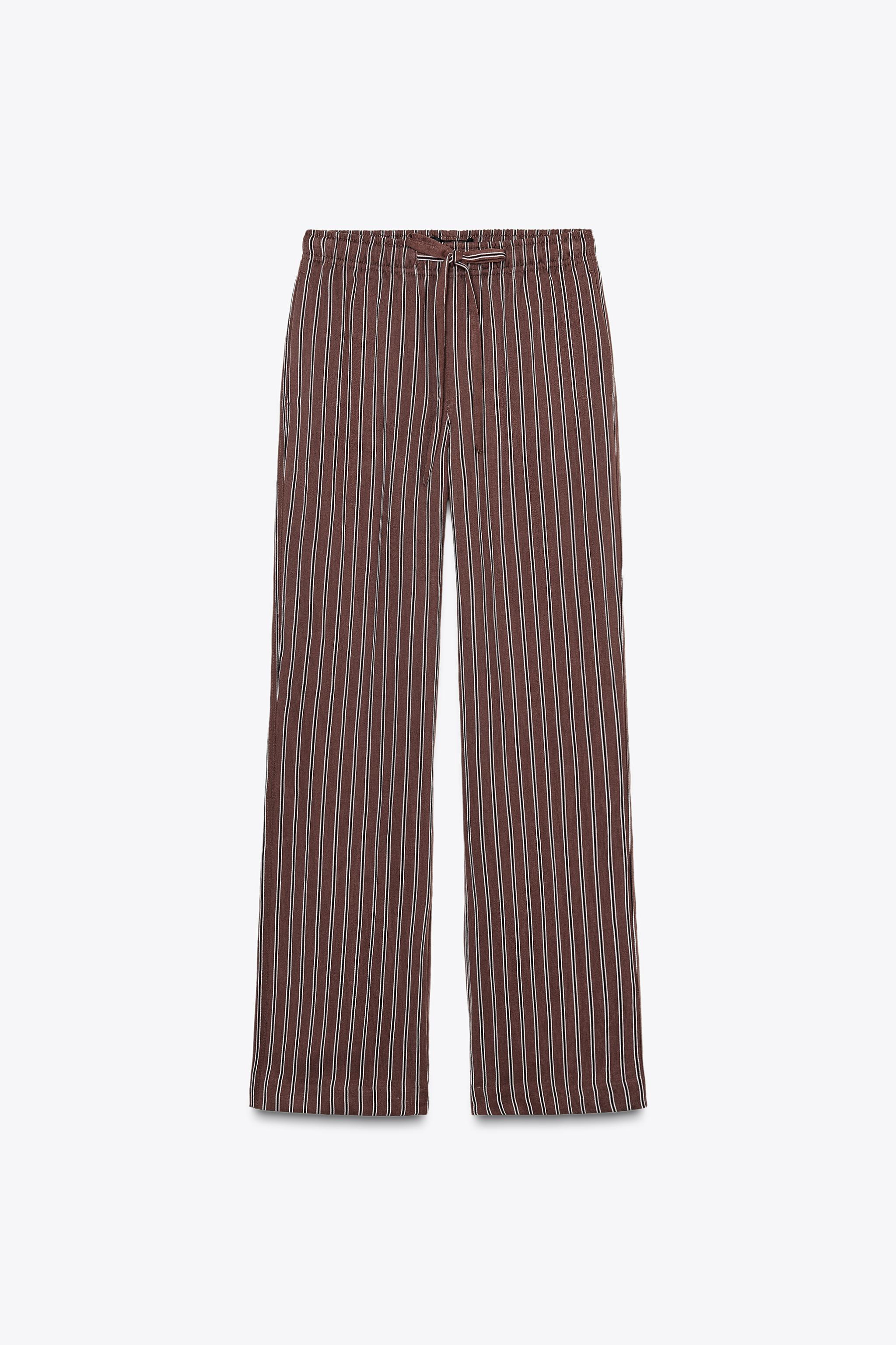 STRAIGHT LEG DRAWSTRING PANTS | Zara US