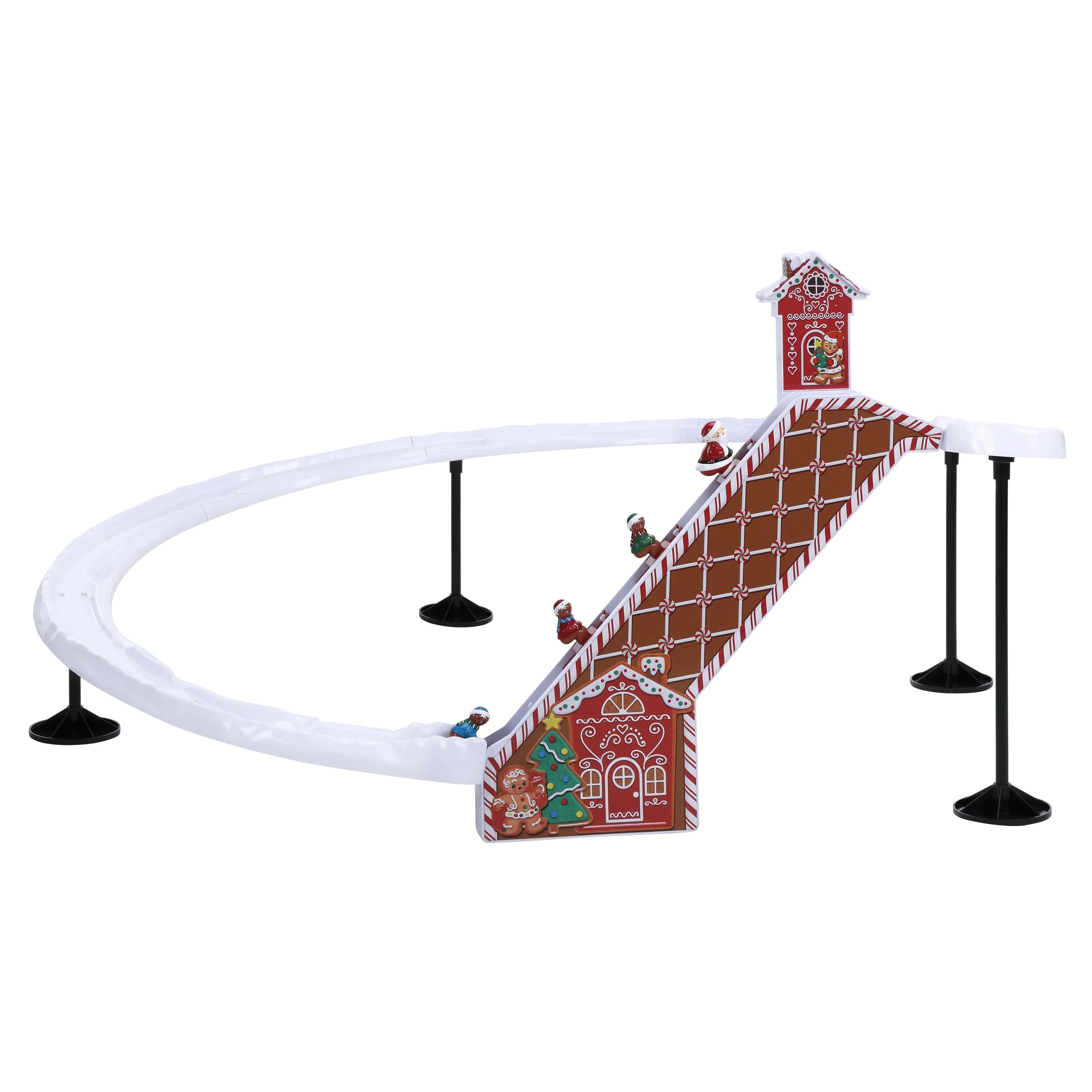 Mr. Christmas 47 in. Animated & Musical Gingerbread Ski Slope | Walmart (US)