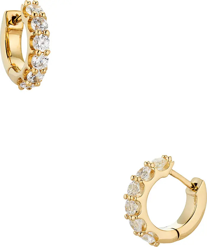 Perfect Cubic Zirconia Huggie Hoop Earrings | Nordstrom