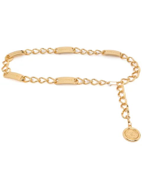 logo charm chain belt | Farfetch (US)