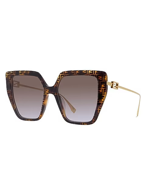 55MM Logo Butterfly Sunglasses | Saks Fifth Avenue