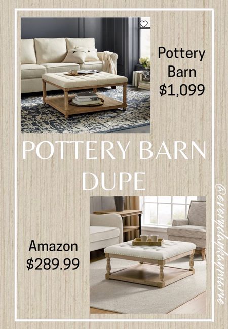 Splurge or save on this Pottery Barn Dupe!! Make sure to follow me for exclusive, content, and deal finds!!! 🫶🏼💕 xoxo

#liketkit #ltkfind #looksforless #homefurniture #shoppingonabudget

#LTKhome #LTKU #LTKfamily