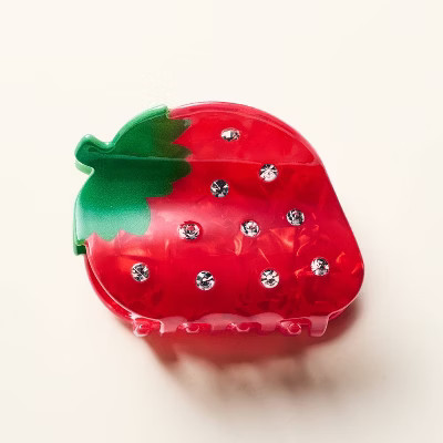 Strawberry Claw Hair Clip - kate spade new york x Target™ Red | Target