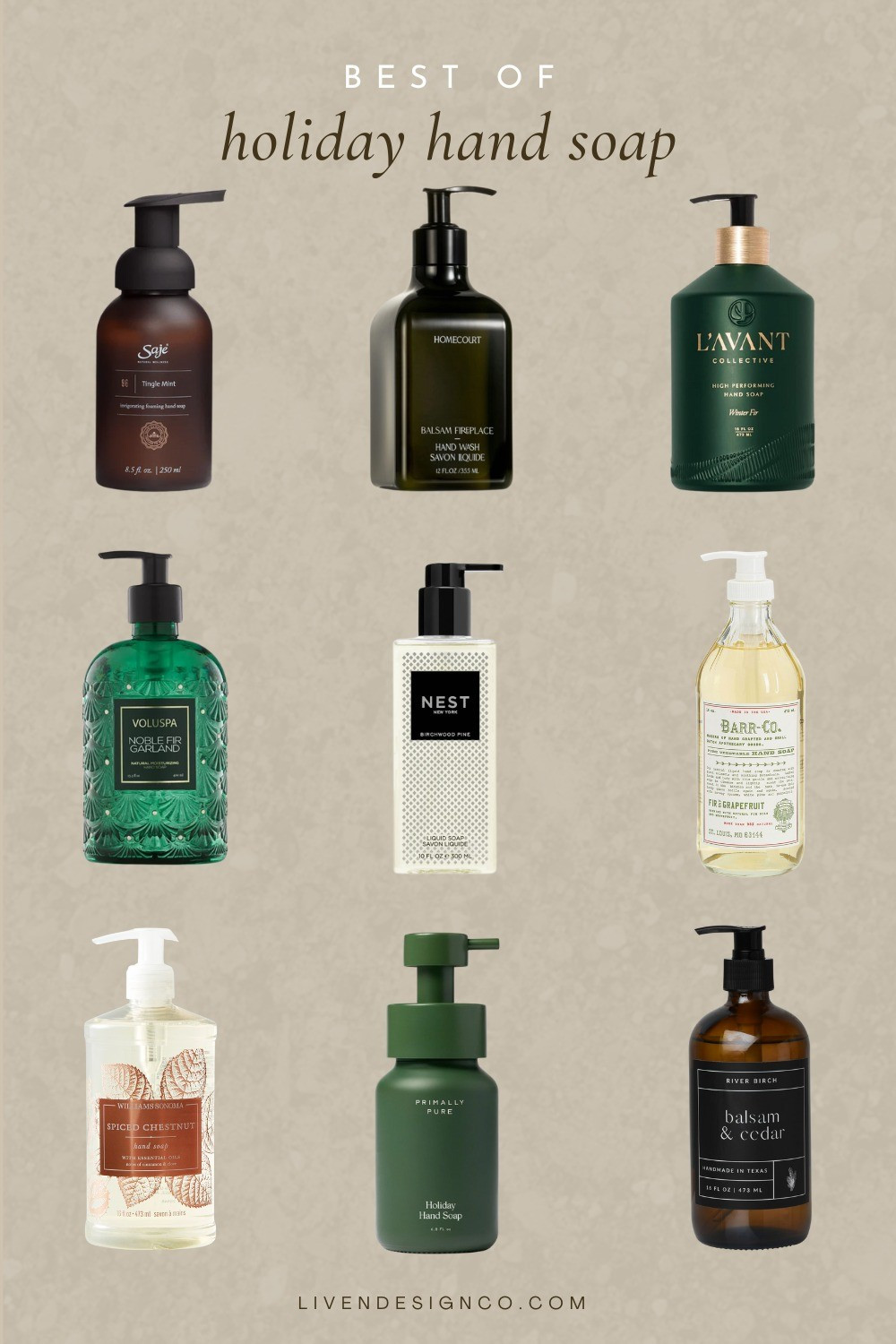 Holiday hand soap. Liquid soap. Seasonal soap. Gift idea. Guest bathroom. Natural soap. Clean beauty. Organic. 

#LTKHoliday #LTKSeasonal #LTKFindsUnder50