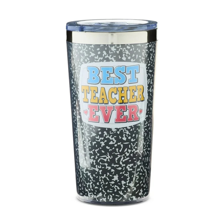 Best Teacher Ever Coffee Tumbler, Multicolor, 16 fl oz, Valentine's Day by Way To Celebrate | Walmart (US)