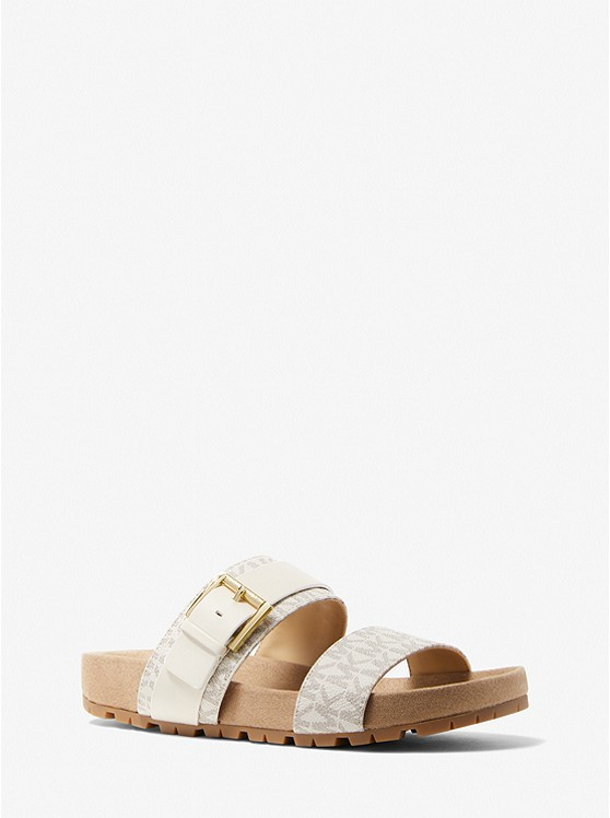 Mylah Logo and Leather Sandal | Michael Kors US