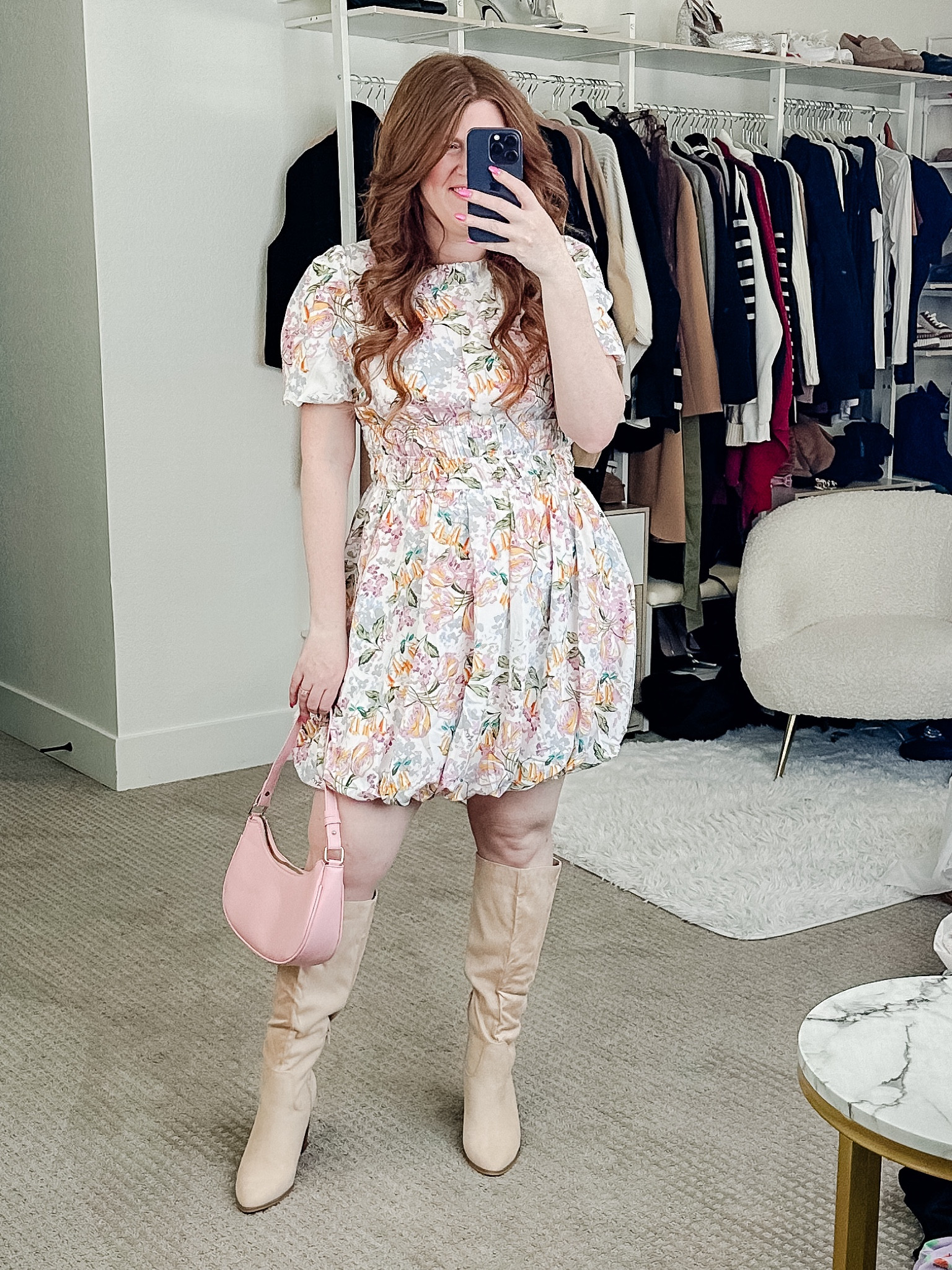 Spring outfit from amazon. Easter dress. 

Knee high boots. Spring dress. 

#LTKfindsunder50 #LTKshoecrush #LTKstyletip