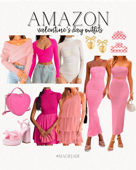 Amazon Valentine’s Day outfits 💗 Amazon fashion / amazon outfits / Amazon outfit / Amazon Valentine’s Day outfit / vday outfit / vday outfits / valentines day dress / Valentine’s Day dresses / pink bow heels / pink sweater / pink sweaters / pink dress / pink dresses

#LTKstyletip #LTKfindsunder100 #LTKSeasonal