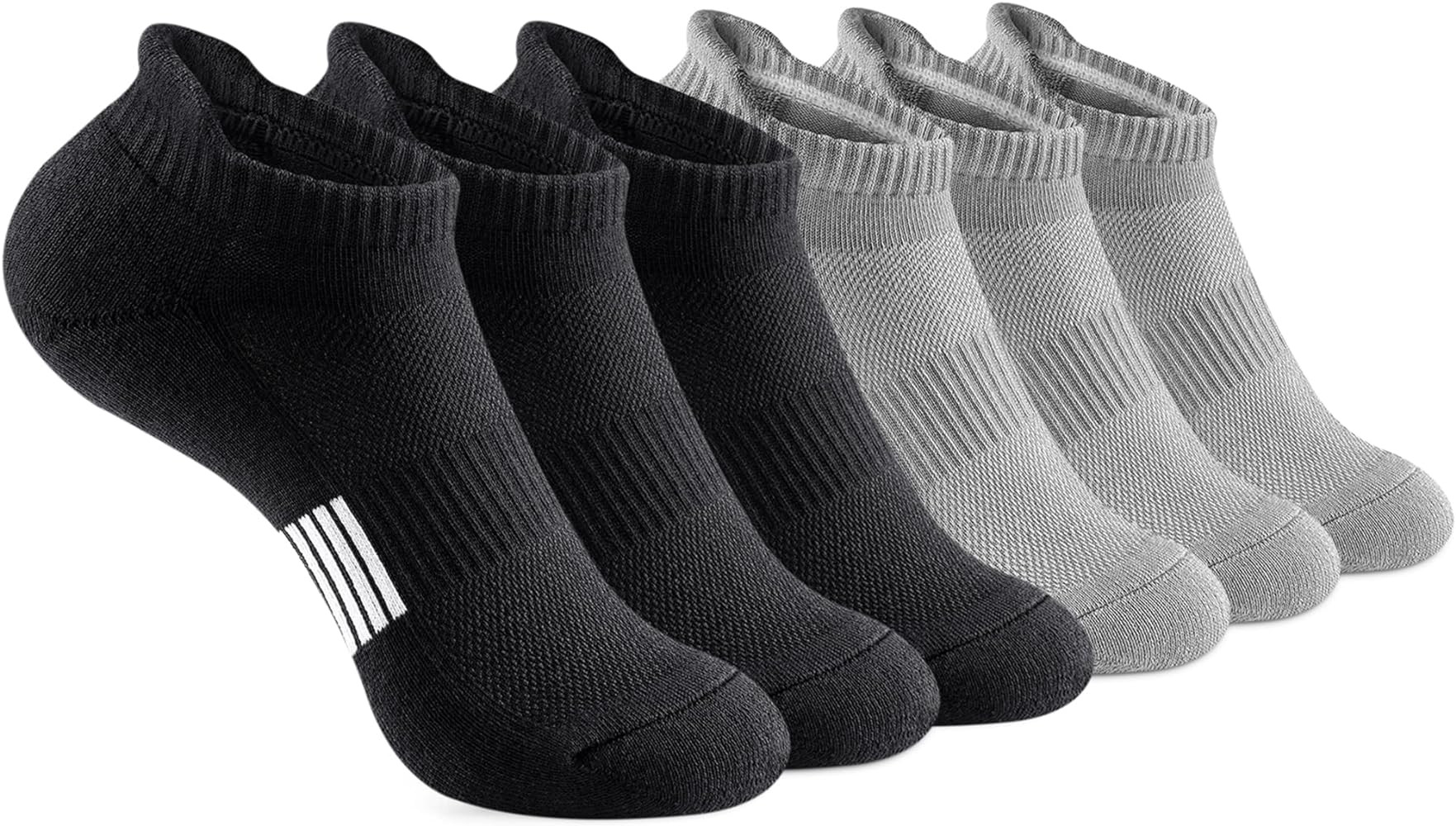 Gonii Ankle Socks Womens Running Athletic No Show Socks Cushioned 5-Pairs | Amazon (US)