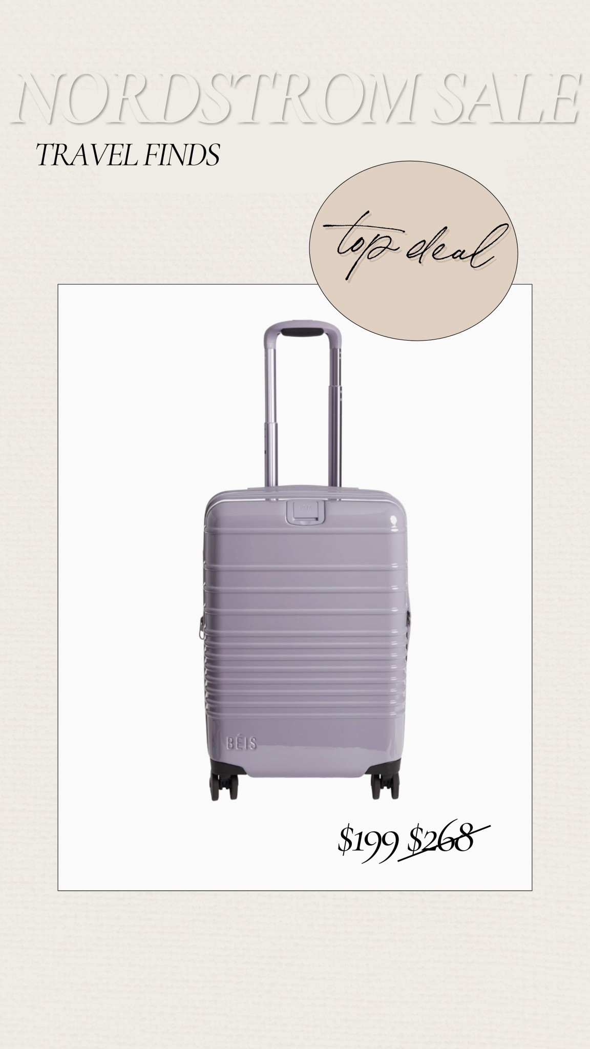 the best luggage for travel and currently on major sale for the nordstrom anniversary sale! 

beis luggage, travel essentials, travel favorites, on sale, nordstrom anniversary sale

#LTKSaleAlert #LTKTravel #LTKFindsUnder100