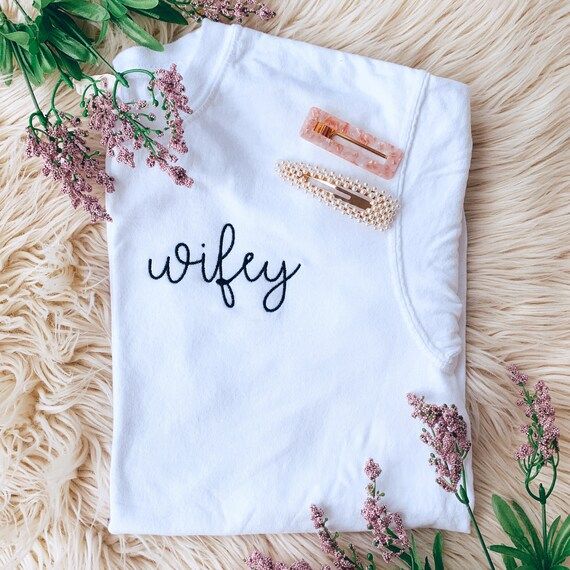 Wifey Comfort Colors T-shirt | Bride Shirt | Etsy (US)