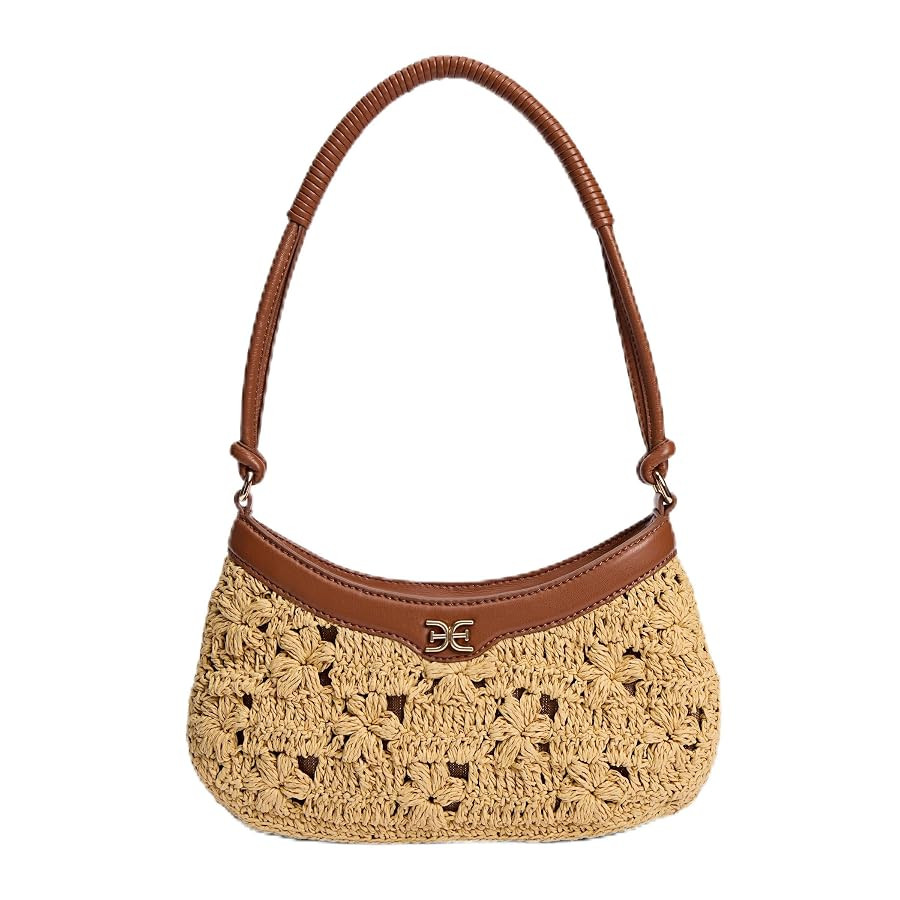 Sam Edelman Layla Floral Raffia Shoulder Bag | Amazon (US)