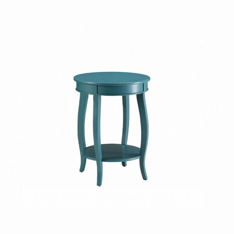 Side Table with cabriole legs, Teal | Walmart (US)